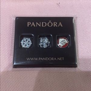 Pandora Holiday Petite floating locket charms.